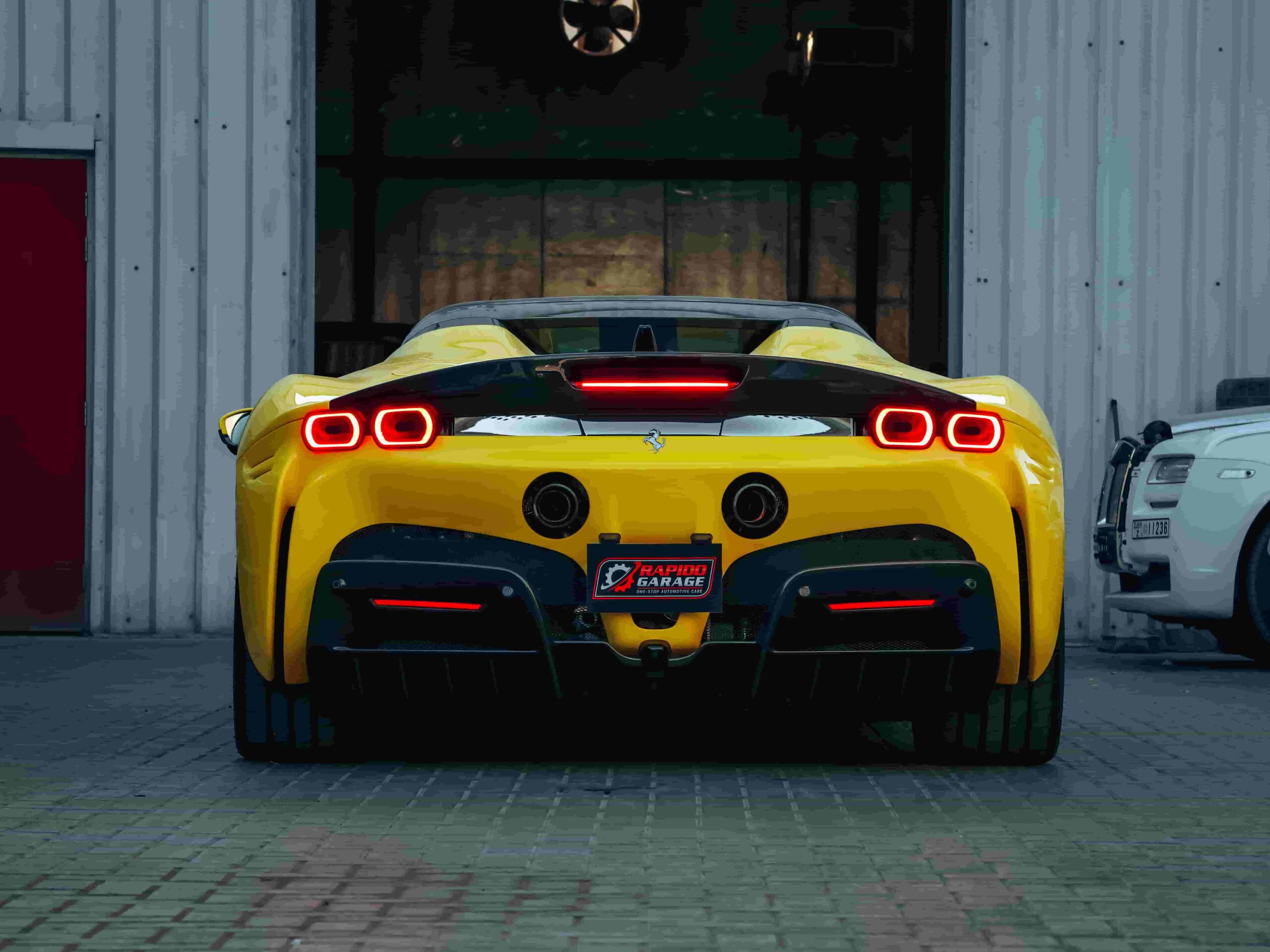 Inside the workshop — Rapido Garage, Al Quoz Dubai