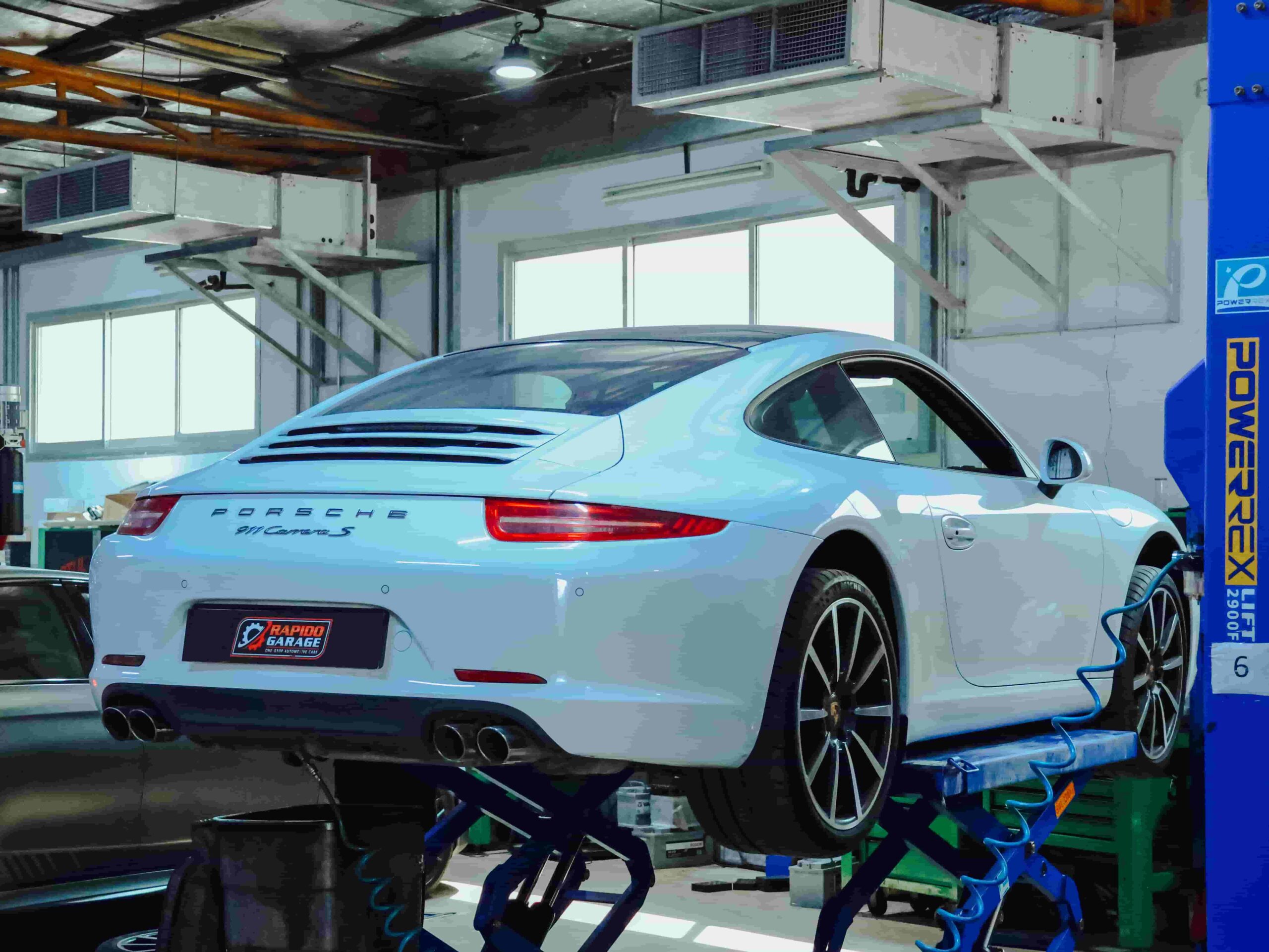 Inside the workshop — Rapido Garage, Al Quoz Dubai
