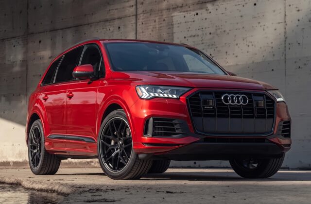 Audi in the workshop at Rapido Garage, Al Quoz Dubai